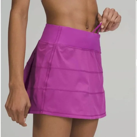 RARE 🔥 NWT Lululemon Pace Rivall Skirt Vivid Plum Sz.4Tall